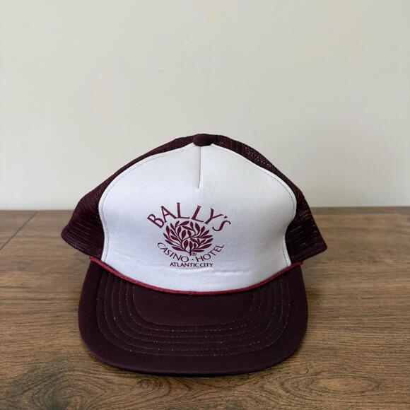 Other - Vintage Bally’s Casino Atlantic City Mesh Trucker Hat Men’s